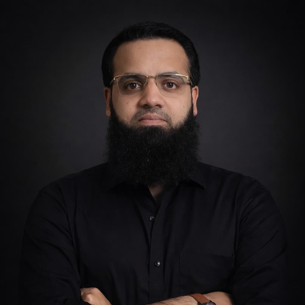 Portrait of Hamid Raza